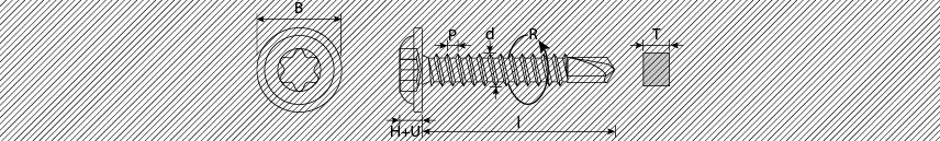 Self-drilling screws tx truss washer head