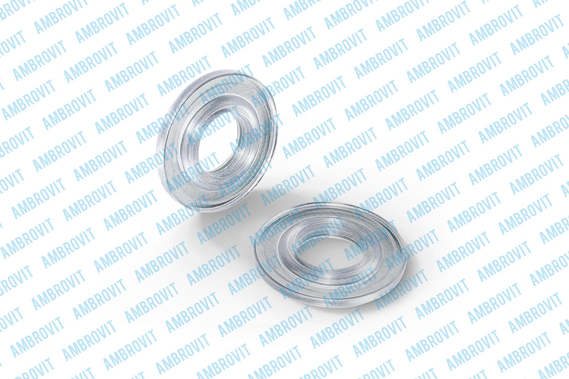 Transparent elastic PVC washers